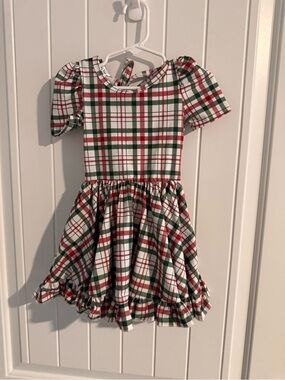 Girlhood Girls Christmas Plaid Dress – Size 2